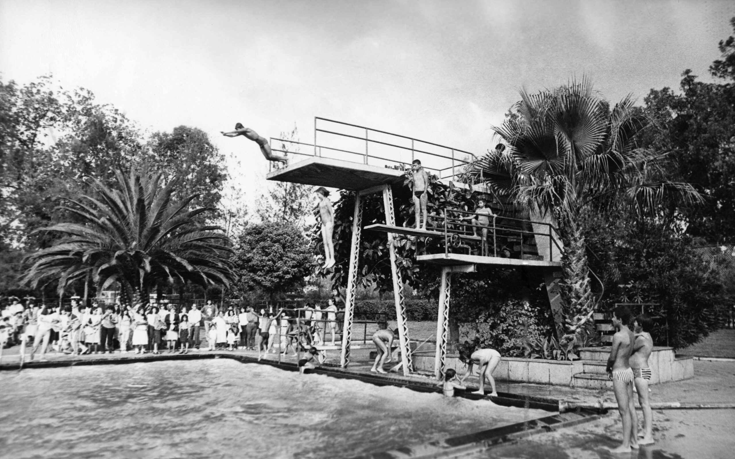 La enseñanza de la natación para competencia y la natación recreativa era muy popular entre las familias ferrocarrileras.